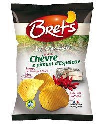 Brets chips chevre & pim. espelette 10 x 125 gr