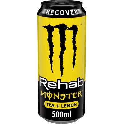 Monster rehab lemon 500 ml x 24