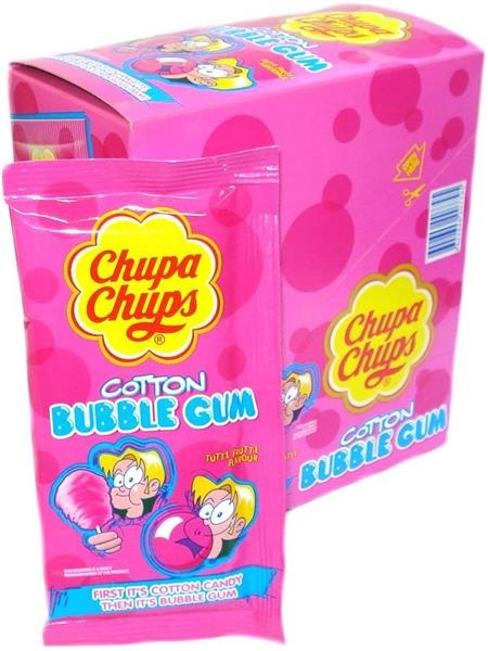 Chupa Chups cotton gum tutti frutti x 12