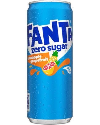 Fanta pineapple & grapefruit zero 330 ml x 24