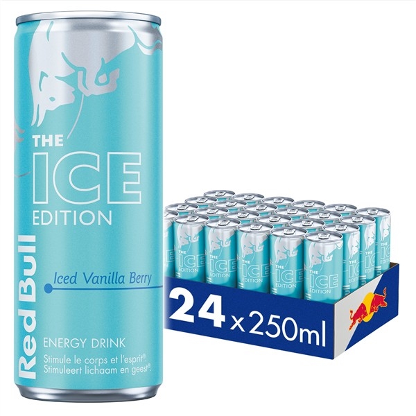Red Bull ice vanilla berry 250 ml x 24