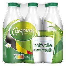 Campina lait demi-écrémé 1 L