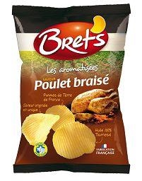 Brets chips poulet braisé 10 x 125 gr