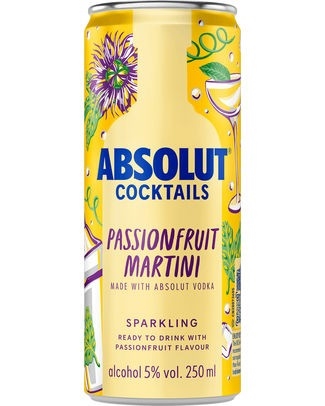 Absolut passionfruit martini 12 x 250 ml