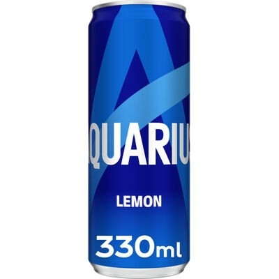 Aquarius lemon sleek can 24 x 330 ml