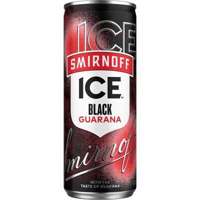 Smirnoff ice black guarana 12 x 250 ml