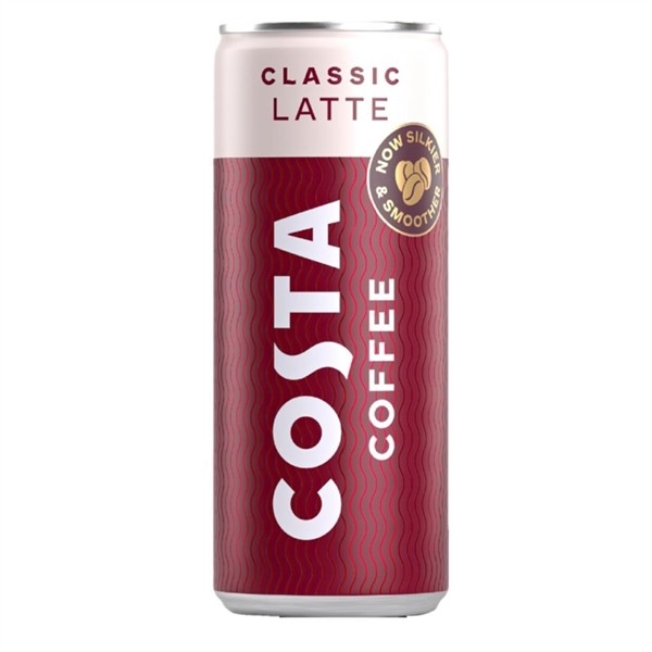 Costa coffee latte 12 x 250 ml