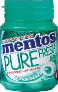 Bottle Mentos gum P. Fresh wintergreen x 6