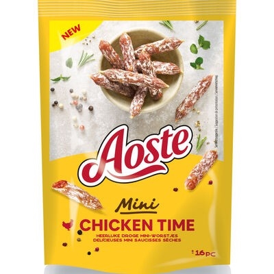 Aoste mini chicken time 8 x 80 gr