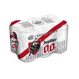 Jupiler ribbed cans 6 x 330 ml x 4 (0,0%)