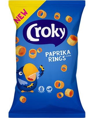 Croky rings paprika 24 x 75 gr