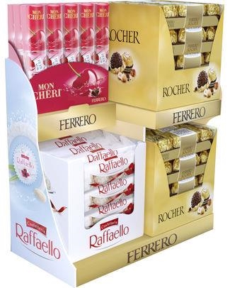 Display Ferrero pralines x 63