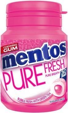 Bottle Mentos gum Pure Fresh bubble x 6