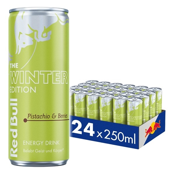 Red Bull pistachio & berries 250 ml x 24
