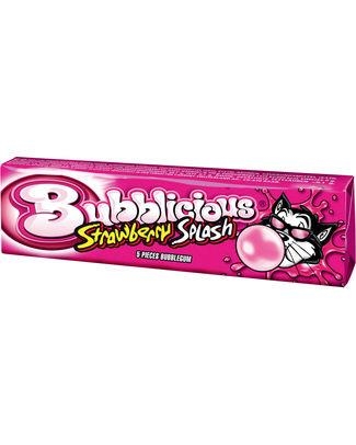 Bubblicious strawberry splash x 18