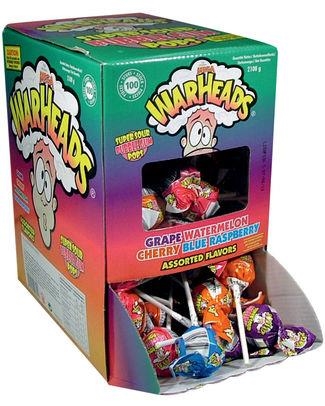 Lollies Mega Warheads x 100