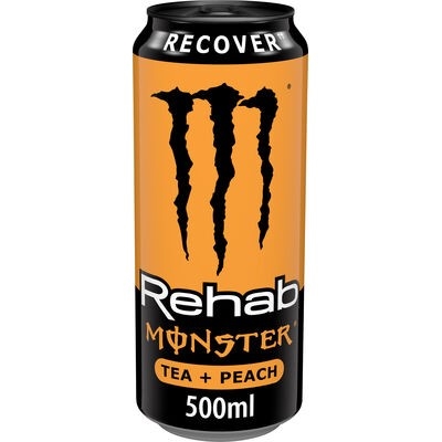 Monster rehab peach tea 500 ml x 24