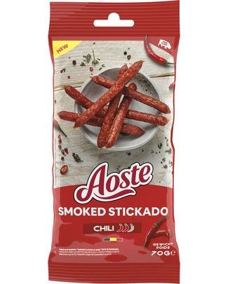 Aoste smoked stickado chili 8 x 70 gr