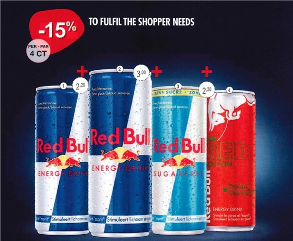 Colis Red Bull Energy Drink 250 ml (-15%)