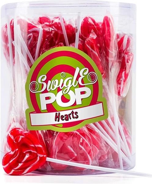 Swigle pop mini coeur x 50 Pc