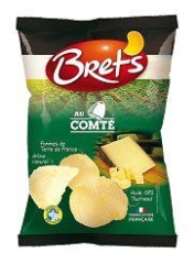 Brets chips fromage jura 125 gr
