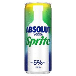 Absolut vodka sprite 250 ml