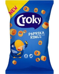 Croky rings paprika 75 gr