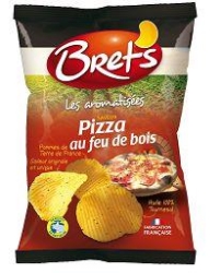 Brets chips pizza feu boi. 125 gr