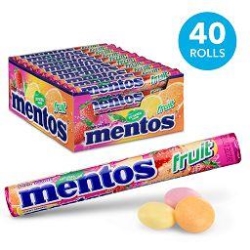 Mentos tube fruit x 40