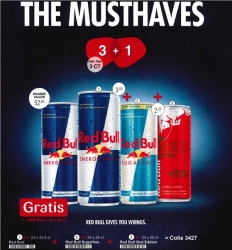 Colis Red Bull 3 + 1 (Gratuit)